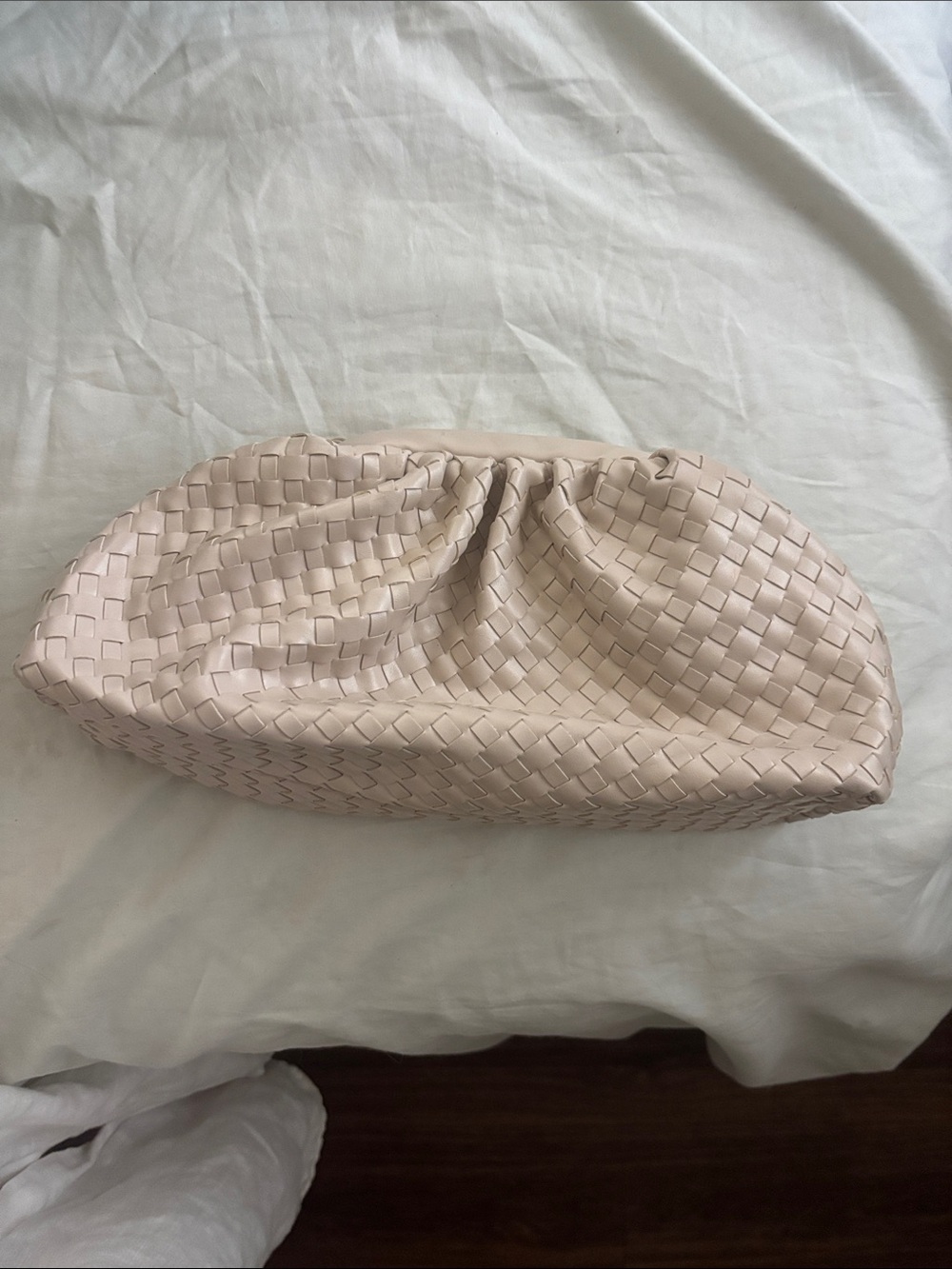 Woven Leather Clutch